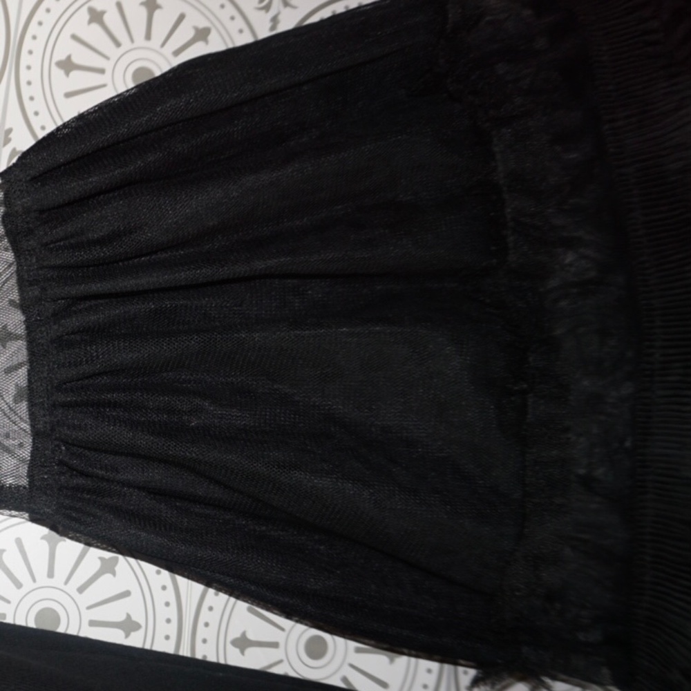 Seek The Label, Distressed Sweatshirt with Sheer Bell Sleeves - Picture 6 of 7